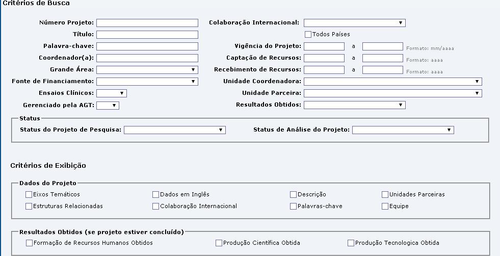 5.2 Sub-aba Relatórios Gerais Nesta sub-aba é