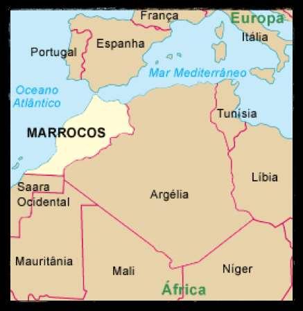 Prenúncio Marrocos,na África, pertencente aos ingleses Localização estratégica como entreposto comercial e o
