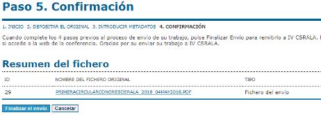 Na seção Indexação, você deve indicar o idioma em que seu resumo está escrito: é (es) espanhol, (en) inglês e (por)