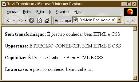 .cap {text-transform: capitalize}.low {text-transform: lowercase} </style> (.