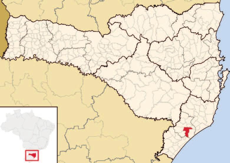 44 3 METODOLOGIA 3.1 AREA DE ESTUDO SELEÇÃO E CARACTERÍSTICAS DO PONTO DE MONITORAMENTO A área de estudo está situada no município de Criciúma, localizado no extremo sul de Santa Catarina.