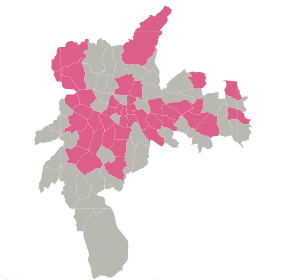 VENDA MAPA DE CALOR VARIAÇÃO DE PREÇOS RANKING BAIRRO VARIAÇÃO ANUAL Sé 25% MAIOR AUMENTO Santa Inês Vila Barreto 14% 13% ZONA MÉDIA Pari Fazenda Aricanduva Casa Verde 2% 1% 0% Cidade Patriarca -1%