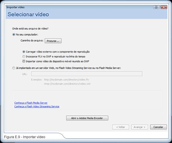 Utilize o Adobe Media Encoder, instalado com o Flash em seu computador, para fazer a conversão antes de importar para o Flash.
