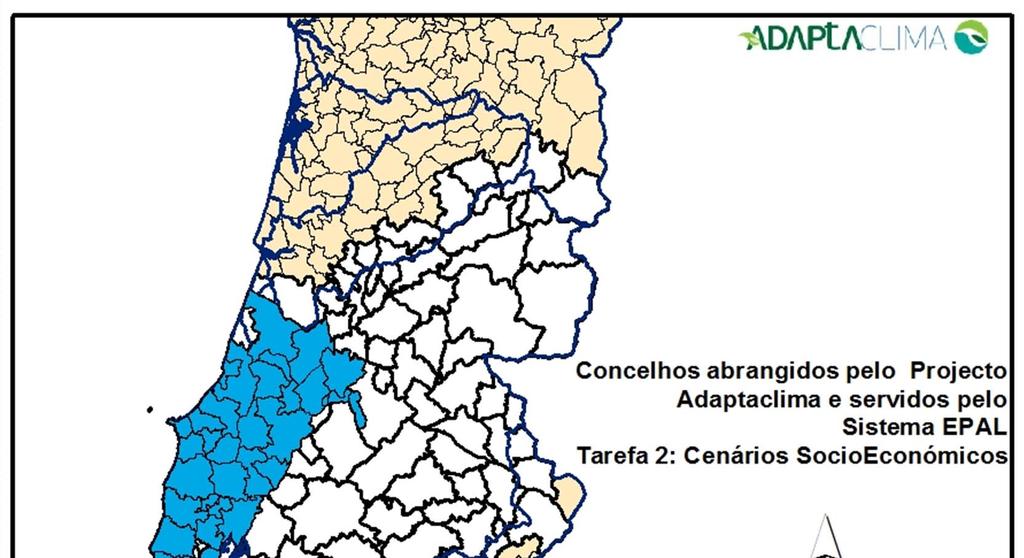 Área de estudo do Projecto :