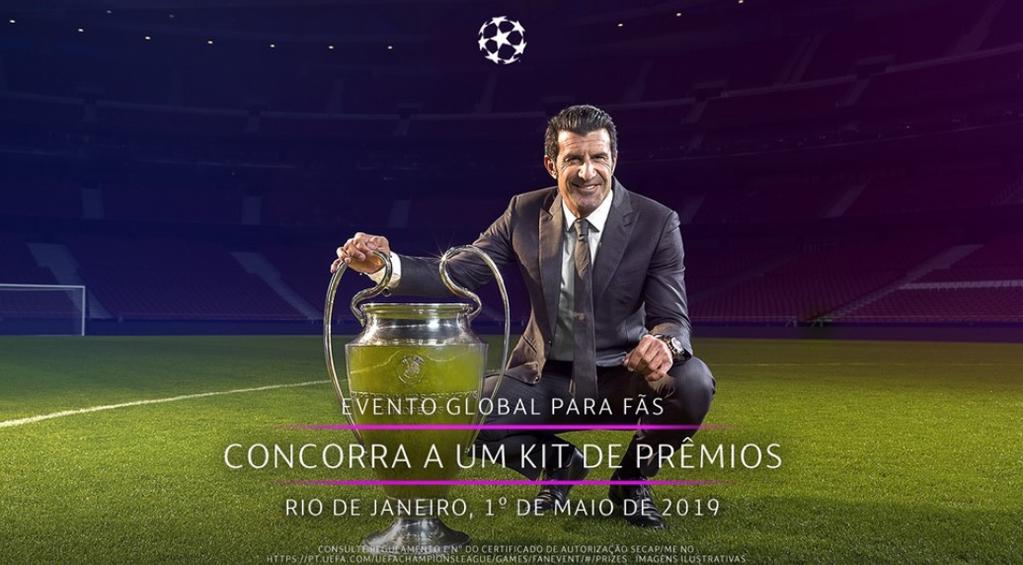 Com Figo, Uefa trará taça da Liga ao Brasil POR POR ERICH REDAÇÃO BETING A Uefa anunciou que fará um evento exclusivo da Champions League no Brasil.