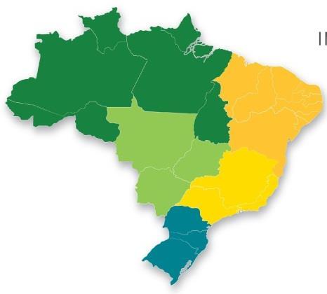 Localização das startups selecionadas Total de 100 startups selecionadas 1 12 1 7 2 13 25 1 6 2 16 5 2 5 1 1 Participação por Região SE 52 S 32 NE 11 CO 4 N 1 TOP 5 cidades Rio de Janeiro 12 São