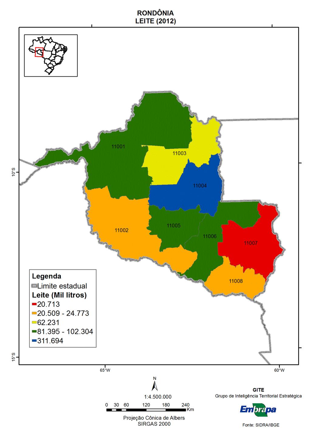 PRODUTOS PECUÁRIA - LEITE Efetivo de vacas ordenhadas: 857.