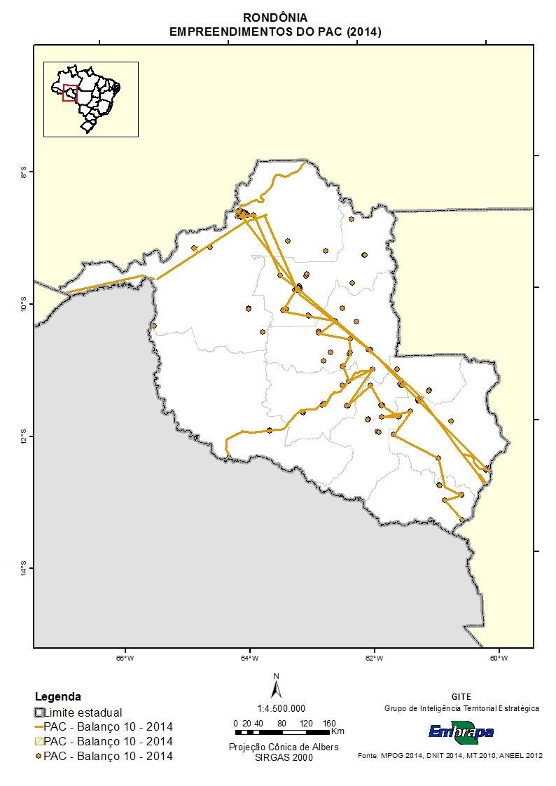 EMPREENDIMENTOS DO PAC Eixo Número de Empreendimentos % Energia 23 4,1% Logística 29 5,1% Social e Urbana