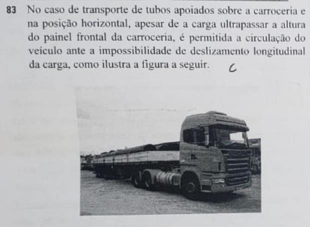 Art. 6º Nos veículos do tipo carroceria aberta, com guardas laterais rebatíveis, no caso de haver espaço entre a carga e as guardas laterais, os dispositivos de amarração devem ser tensionados pelo