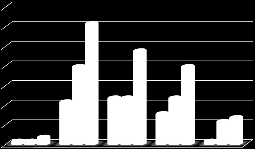 Gráfico 8 Estrutura etária dos Recursos Humanos >= 70 65-69 60-64 55-59 50-54 45-49 40-44 35-39 30-34 25-29 Homens Mulheres 20-24 30% 25% 20% 15% 10% 5% 0% 5% 10% 15% 20% 25% 30% % Homens por Escalão