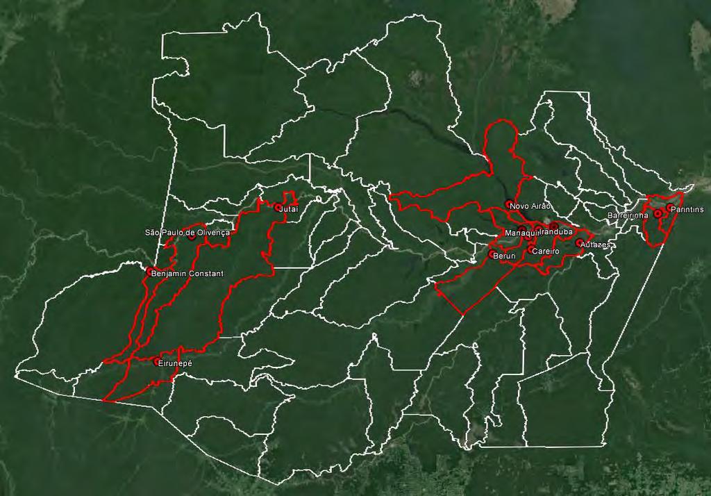 Reordenamento territorial Assinatura do Convênio do IBGE em 30 de junho de 2014 com o Governo do Estado do Amazonas, nomeando a SEPLAN como representante para realizar trabalho de revisão,