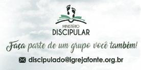 Infantil 18h00 - Culto 18h00 - Escola Bíblica de Adultos CONTRIBUIÇÕES Contas para depósito de dízimos e ofertas CNPJ 58.