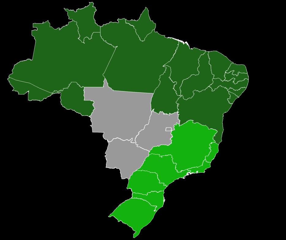 amostras de sangue de 65 cidades brasileiras, observou-se prevalência de 2,1% do heterozigoto falcêmico (HbAS) (NAOUM, 2000).