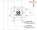 226 Minirrelé Auxiliar, 5 terminais sendo 3(4,8mm) e 2(6,3mm) 30/40 A MBB - 3845427119 - Caminhões e Ônibus Iveco - 98444017 - Caminhões e Ônibus Ao ligar o veículo os faróis baixos se acendem