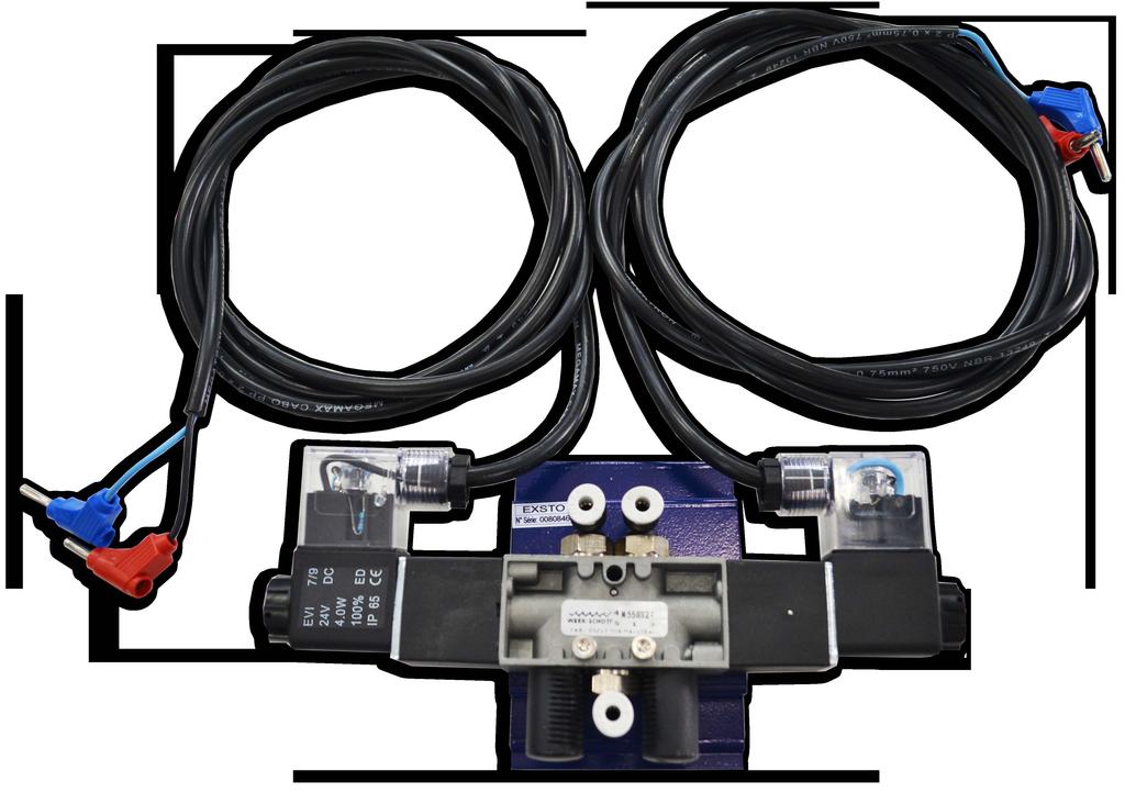 Cavalete, visando colocar o aluno em contato com diversos equipamentos eletropneumáticos,