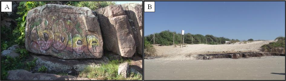 nenhuma fragilidade intrínseca nos geossítios selecionados. Em relação à acessibilidade (Fig. 2C), 14 geossítios apresentam fácil acesso, por meio de veículo ou trilhas curtas.