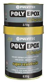 horas blister 12 789603810013-2 1789603810013-9 POLYEPOX MARINE ADESIVO EPÓXI PROFISSIONAL Adesivo epóxi bicomponente à base de resinas e endurecedores sintéticos que proporcionam alta aderência.