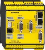 segurança modular programável Controladores compactos Módulos de expansão PSC1-C-10 PSC1-C-100 PSC1-C-10 Módulos de expansão E/S (expansão central) PSC1-C-100 Módulos de expansão E/S (expansão