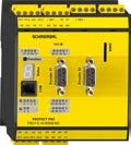 Controlador de segurança compacto PSC1-C-10 O PSC1-C-10 é um controlador compacto modular e de programação livre para o processamento de sinal seguro de dispositivos interruptores de segurança com as