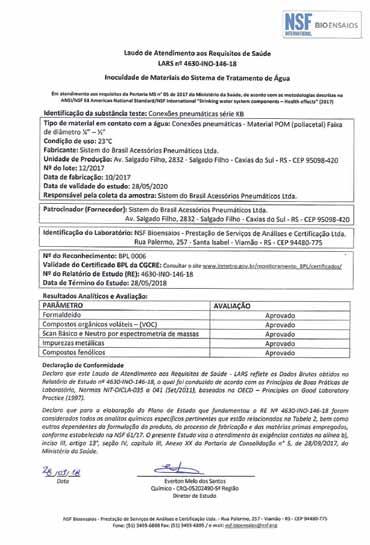 LINH RNC Graças a uma busca constante por inovação e os mais altos padrões de produção e controle, a LINH RNC já conta com Certificado de toxidade* emitido por laboratório de referência em todas as