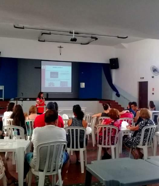 A atividade aconteceu na Paróquia Nossa Senhora do Loreto.