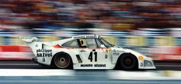 1979: Klaus Ludwig/Bill Whittington/Don Whittington conseguem a vitória inédita de um 935, modelo derivado do 911 de rua. vitória em Le Mans.