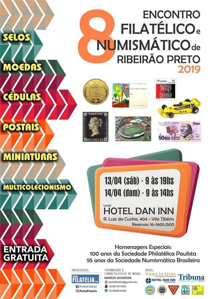 EVENTOS BRASIL *De 07 a 09.02.2019, Mega Evento de Colecionismo. Local: Hotel Excelsior Ipiranga (Salão Rinolevi 23º andar), Avenida Ipiranga, 770, Centro, São Paulo/SP. Horário: das 08h00 às 17h00.