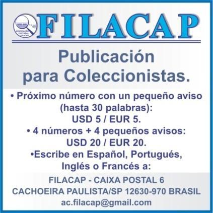 *ACESSE: www.selosefilatelia.com.br e fique por dentro da Filatelia brasileira e mundial. Notícias de emissões em primeira mão, artigos e reportagens filatélicas. FOL-203.