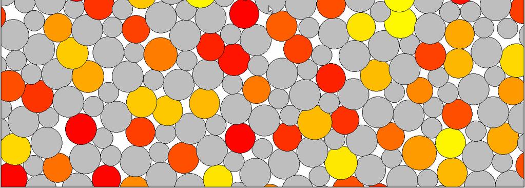 aspectos de fluxo associados, tais como geração de meniscos, forcas capilares e poro-pressões.