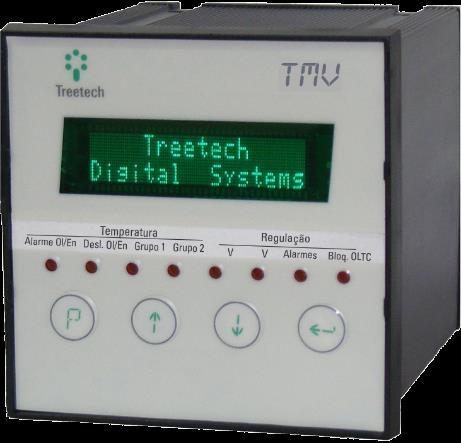 Monitor de Temperatura e Regulador de Tensão TMV A gestão térmica de equipamentos elétricos, tais como transformadores, é essencial para sua operação segura, permitindo obter destes ativos o máximo