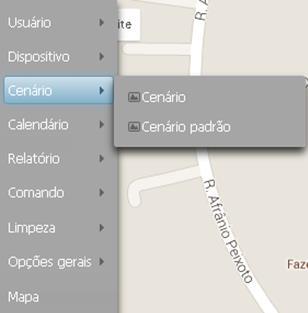 3.5- Menu - Cenário Cenário Cenário: Responsável por configurar os cenários globais