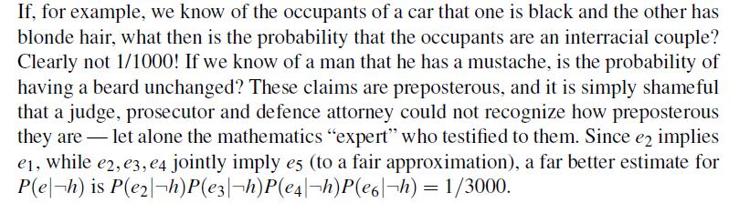 Example 2: People vs Collins cont.