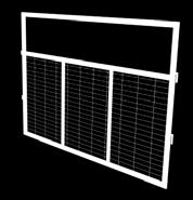 (*) Grades fixas modulares de fácil instalação.