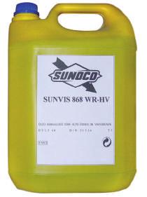 8.4. Óleos para bombas de vácuo 8.4.1. Óleos para bombas de vácuo SUNOCO Suniso Sunvis 800 WR HR www.aldifrio.