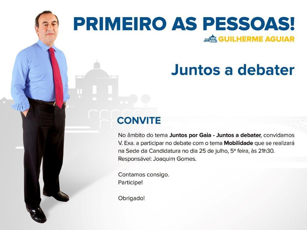 Participação cidadã no debate