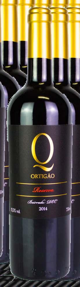 Quinta do Ortigão Bairrada DOC Reserva (Opções de 750 e 1500ml) 1814327950002003-750ml 1814327950002004-1,5L Região: DOC Bairrada Ano: 2014 Tipo: Tinto Teor Alcoólico: 13,5% Castas: Baga,Touriga