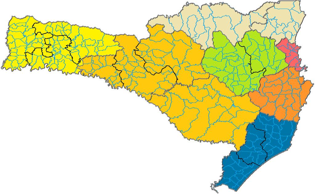 Macrorregião de Saúde do Grande Oeste com 03 Regiões de Saúde População 789.