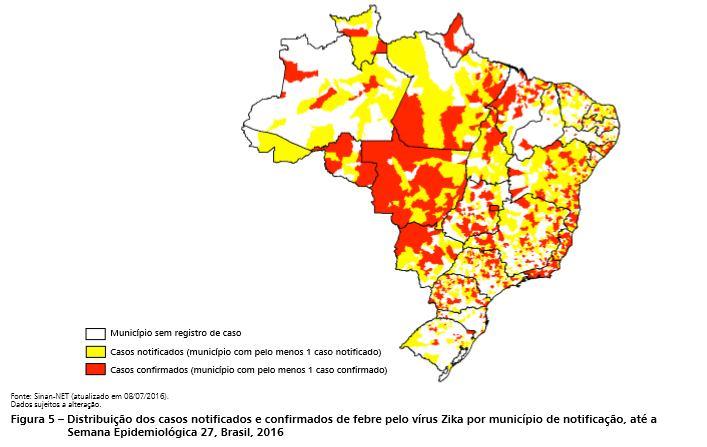 INFECÇÃO POR ZIKA VÍRUS Brasil.