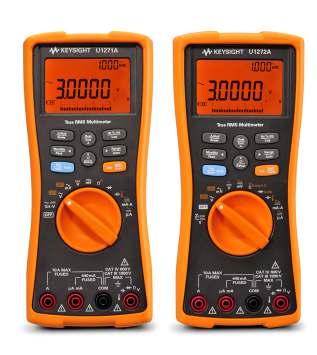 14 Keysight Ferramentas de Mão Para Testes Eletrônicos, Elétricos e de Processos Industriais - Brochura Multímetros Digitais de Mão da U1270 O U1273AX, a mais recente adição à série U1270, é capaz de