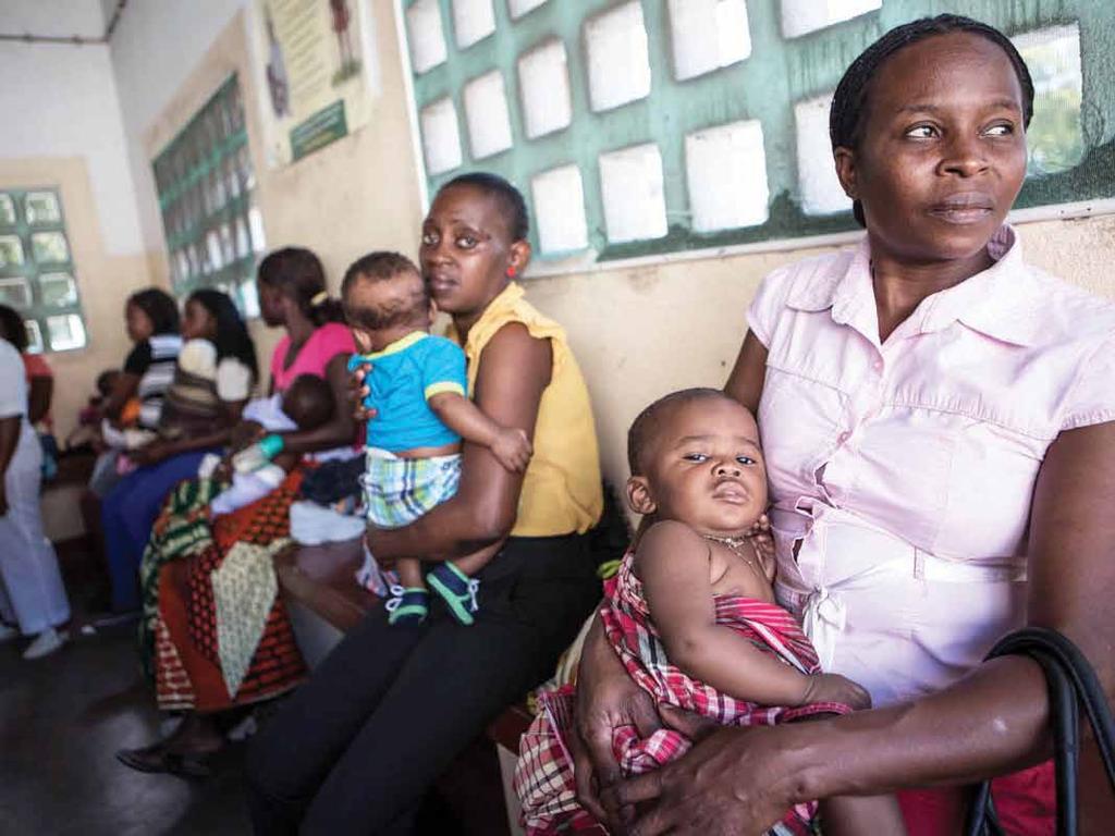 110 mil crianças vivem com HIV em Moçambique. A despesa com HIV tem sido contabilizada entre um terço e metade do total da despesa na saúde. 4.