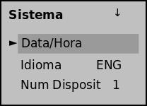 2. Pressione a tecla OK por 2 segundos ou até aparecer a tela abaixo e coloque o dedo do administrador para liberar o menu: 3.