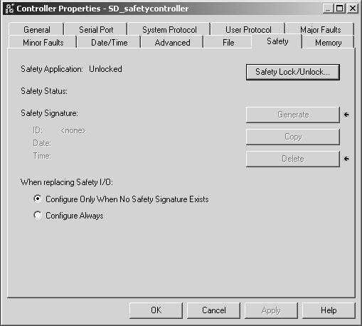 Capítulo 3 E/S CIP Safety para o sistema de controle GuardLogix Substituição do módulo de E/S A substituição dos dispositivos de segurança exige que o dispositivo de substituição seja configurado