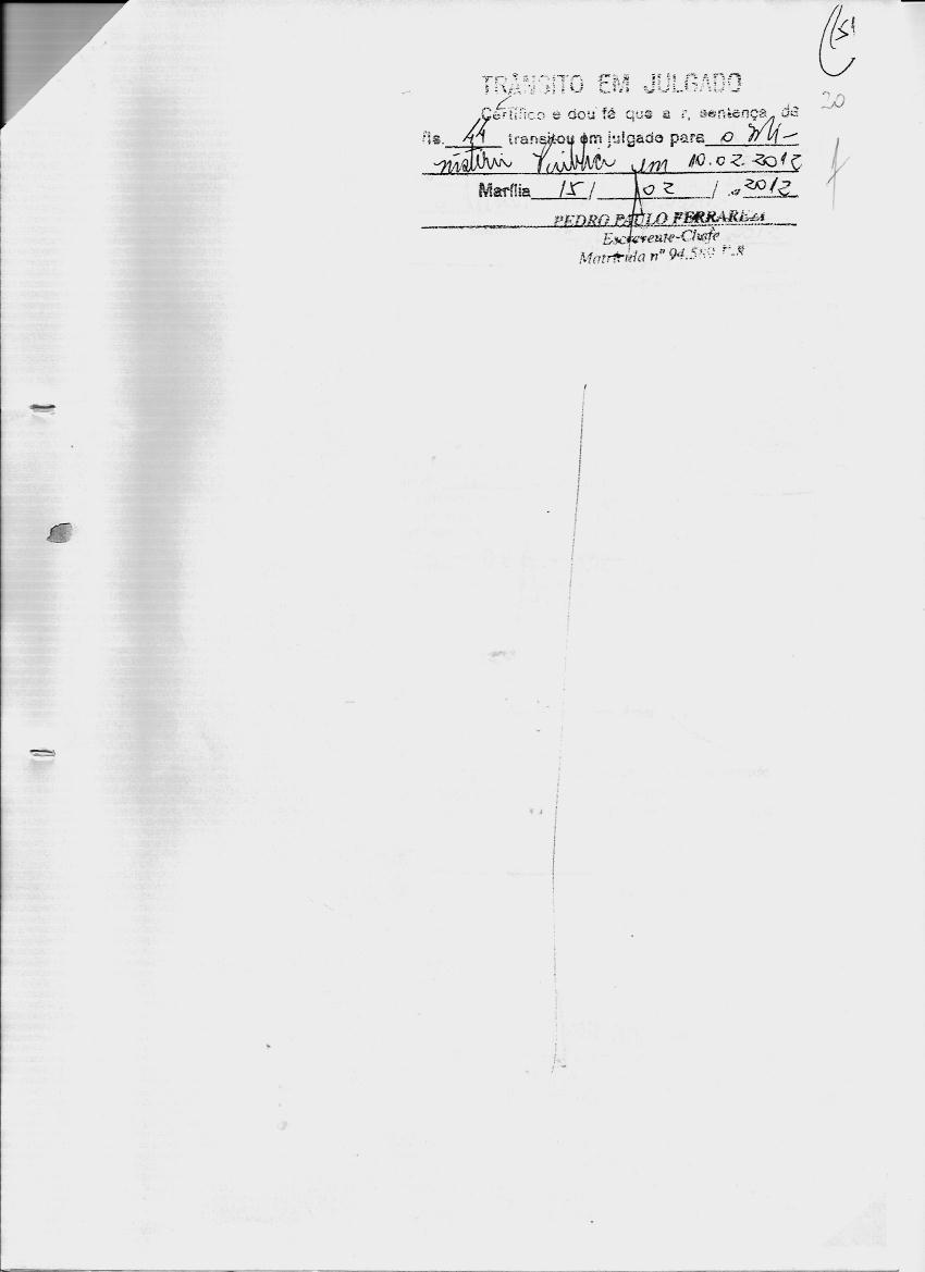 fls. 10 Este documento é cópia do original, assinado digitalmente por PATRICIA DOS SANTOS e Tribunal de Justica de Sao Paulo, protocolado em 10/11/2014 às 13:48, sob o número