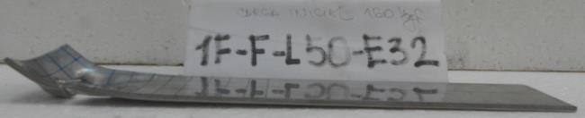 Ainda para o valor de e1=22mm, o ensaio permaneceu sofrendo o mesmo modo de falha de rasgamento da chapa (modo B), porém, já aparece um princípio de rasgamento da seção líquida (modo A), sendo esta