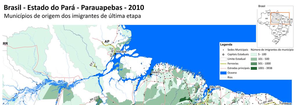 Apêndice 11 - Residentes em Parauapebas em