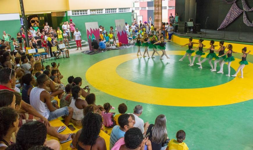 atividades desenvolvidas nos núcleos do Caju, Parada de Lucas, Cantagalo e no CCWS em Vigário Geral.