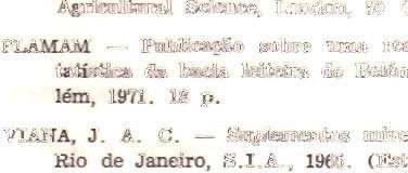 3." ed. amp. Piracicaba, Escola Superior de Agricultura "Luiz de Queiroz", 1966. 404 p. 3 - HANCOCK,J.
