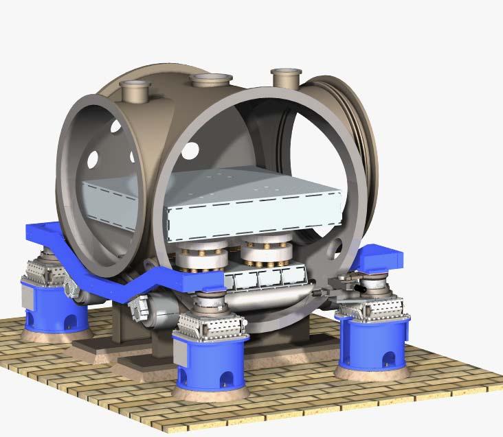 Vacuum Chambers vibration isolation systems» Reduce