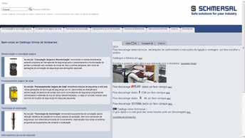 encontram todas as informações e dados necessários atualizados diariamente no catálogo online em www.schmersal.