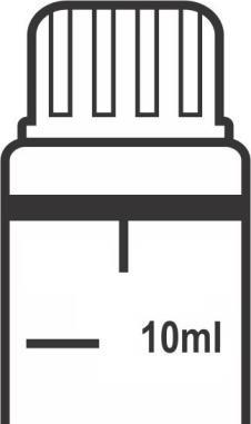 marcação da cubeta com a seta da borda do compartimento de medição do instrumento: 8) Encaixe o copo de medição sobre a cubeta de vidro para evitar interferência